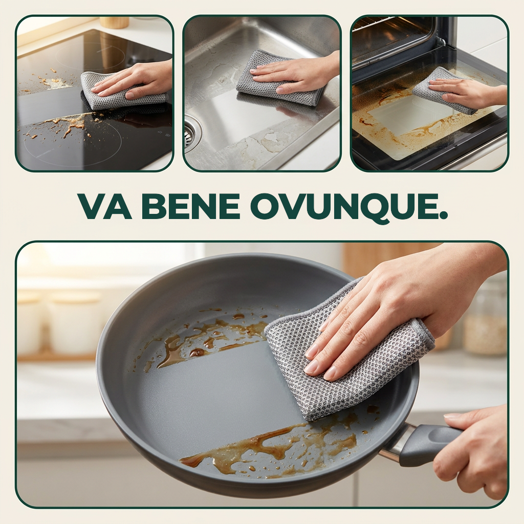 Borevio™ Panni magici in filo d'acciaio – Puliscono tutto senza graffiare