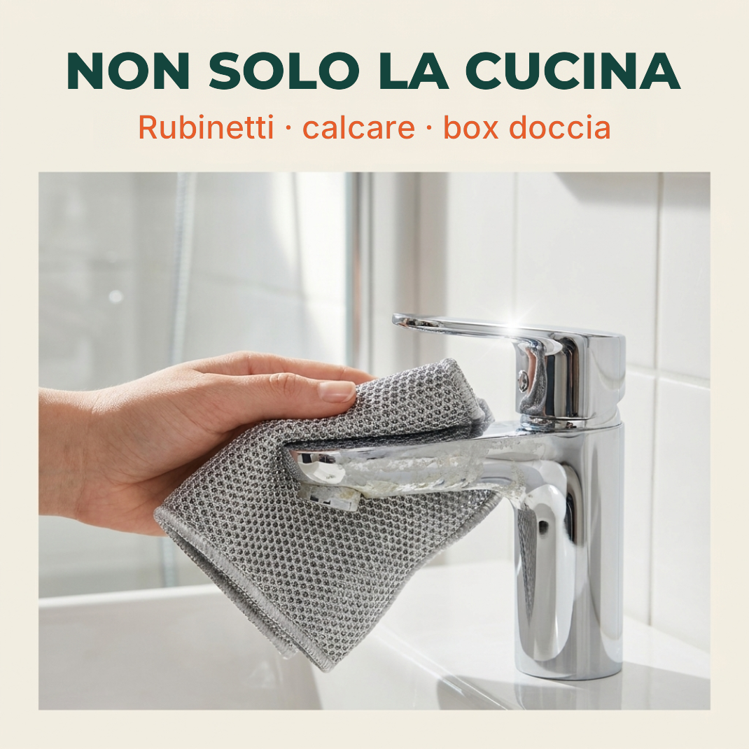 Borevio™ Panni magici in filo d'acciaio – Puliscono tutto senza graffiare