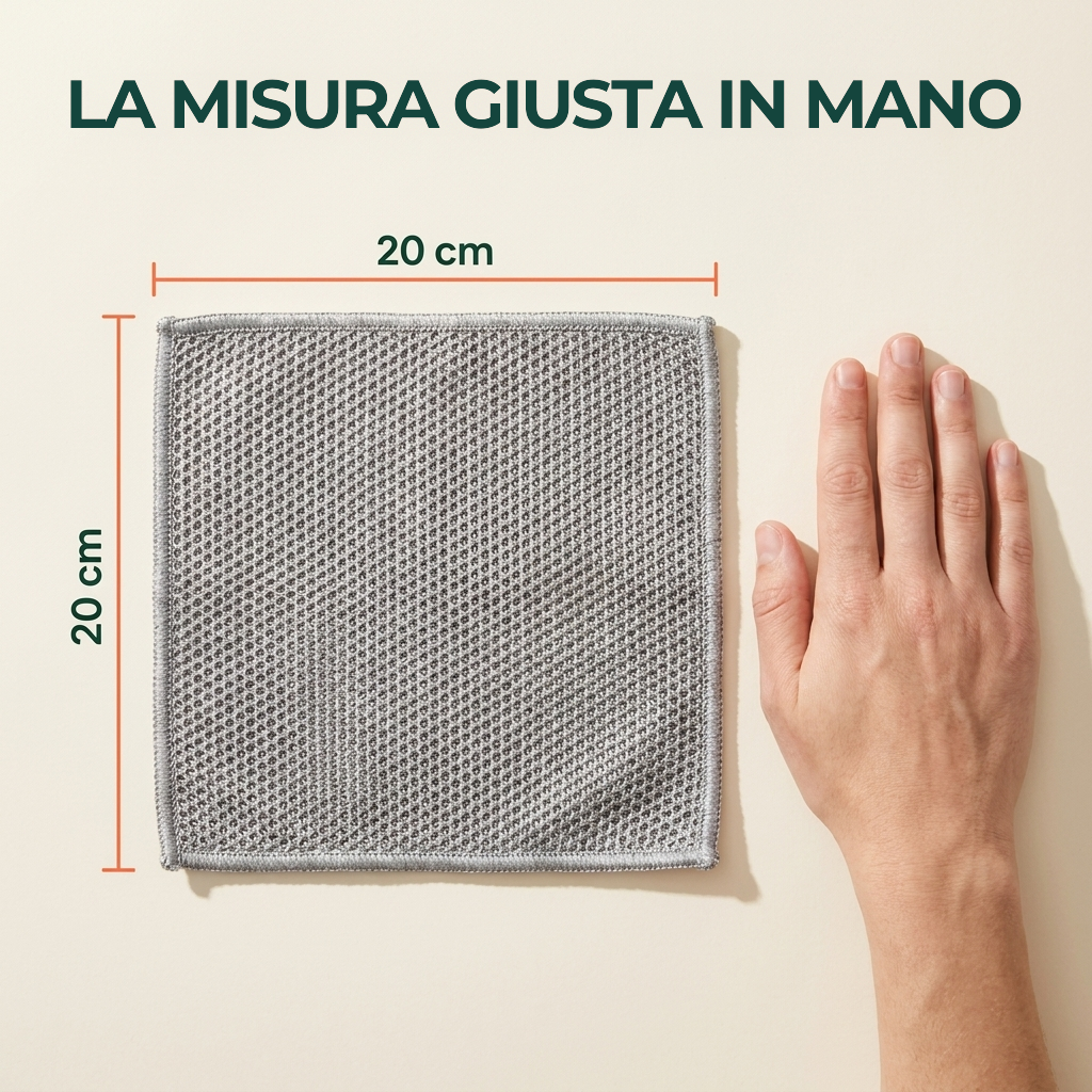Borevio™ Panni magici in filo d'acciaio – Puliscono tutto senza graffiare