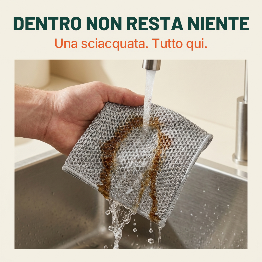 Borevio™ Panni magici in filo d'acciaio – Puliscono tutto senza graffiare